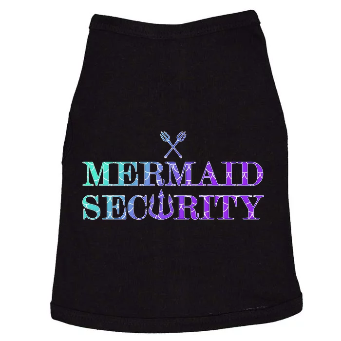 Mermaid Security Funny Doggie Tank