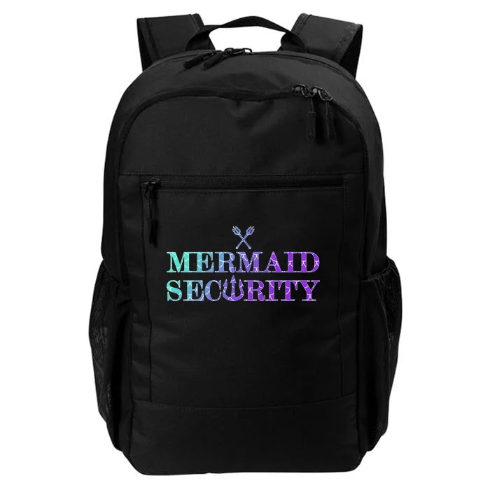 Mermaid Security Funny Daily Commute Backpack