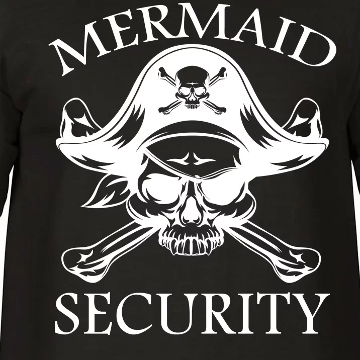 Mermaid Security Pirate Skull Comfort Colors T-Shirt