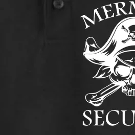 Mermaid Security Pirate Skull Dry Zone Grid Performance Polo