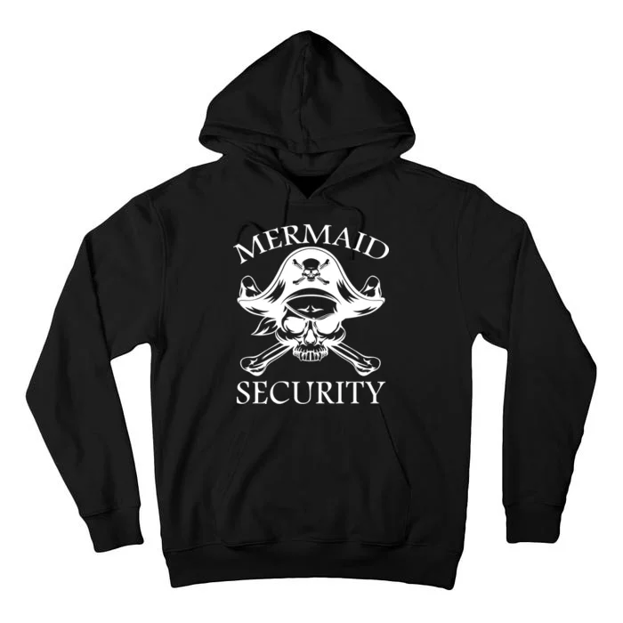 Mermaid Security Pirate Skull Tall Hoodie