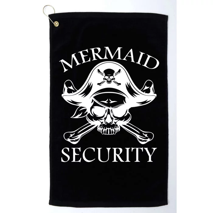 Mermaid Security Pirate Skull Platinum Collection Golf Towel