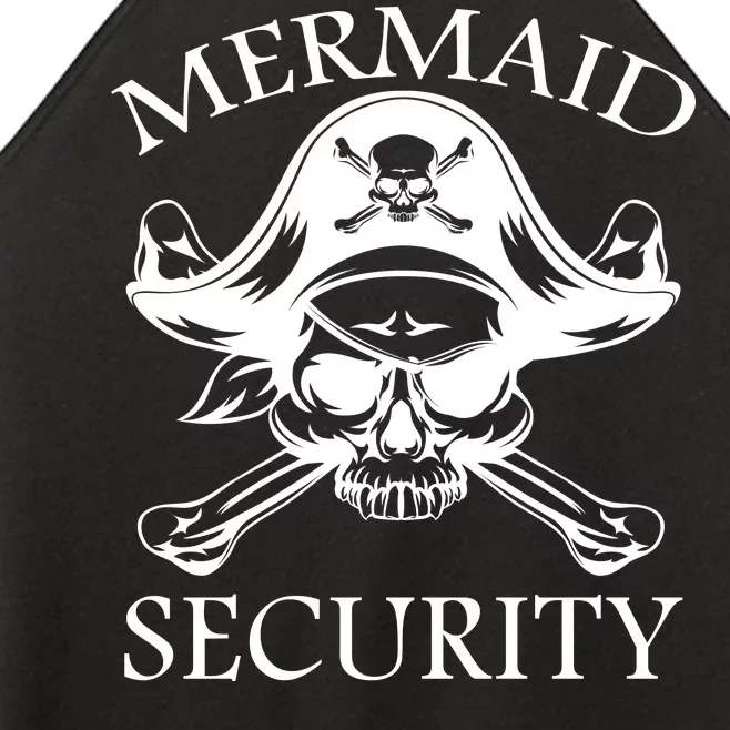 Mermaid Security Pirate Skull Women’s Perfect Tri Rocker Tank