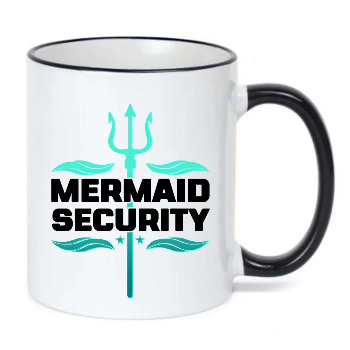 Mermaid Security Trident Black Color Changing Mug