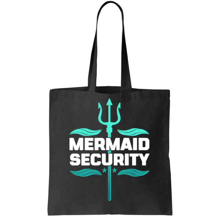 Mermaid Security Trident Tote Bag