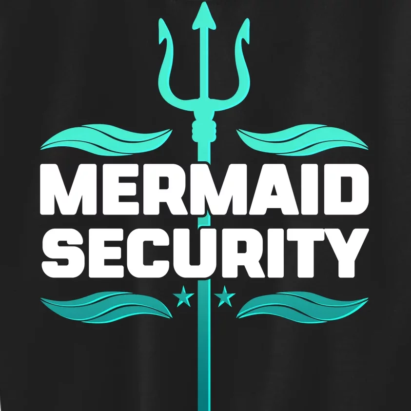 Mermaid Security Trident Kids Sweatshirt