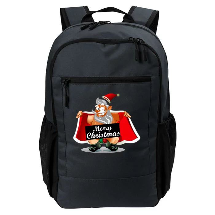 Merry Chrismas X-Mas Santa Bells Daily Commute Backpack