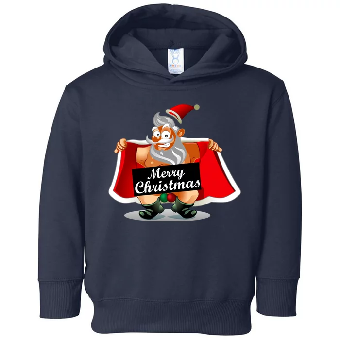 Merry Chrismas X-Mas Santa Bells Toddler Hoodie