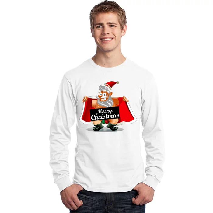 Merry Chrismas X-Mas Santa Bells Tall Long Sleeve T-Shirt