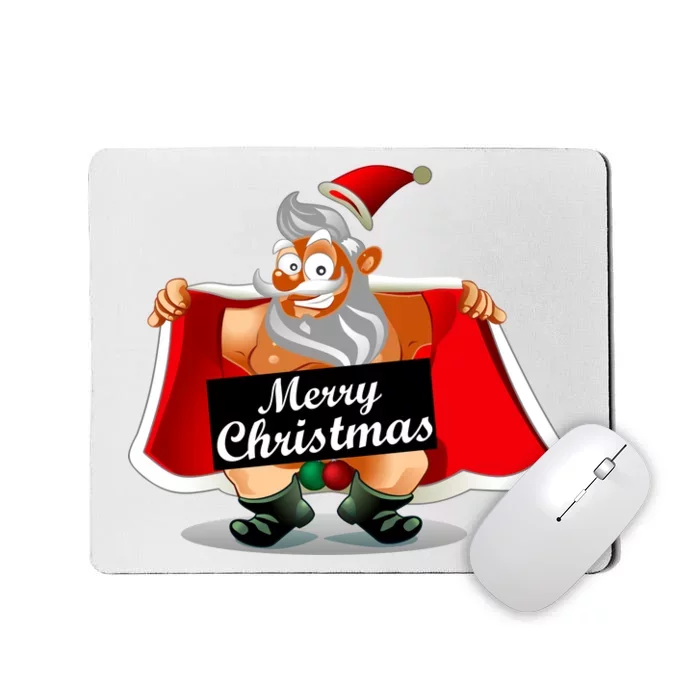 Merry Chrismas X-Mas Santa Bells Mousepad