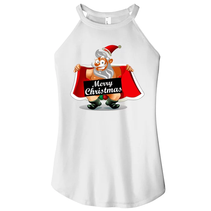 Merry Chrismas X-Mas Santa Bells Women’s Perfect Tri Rocker Tank