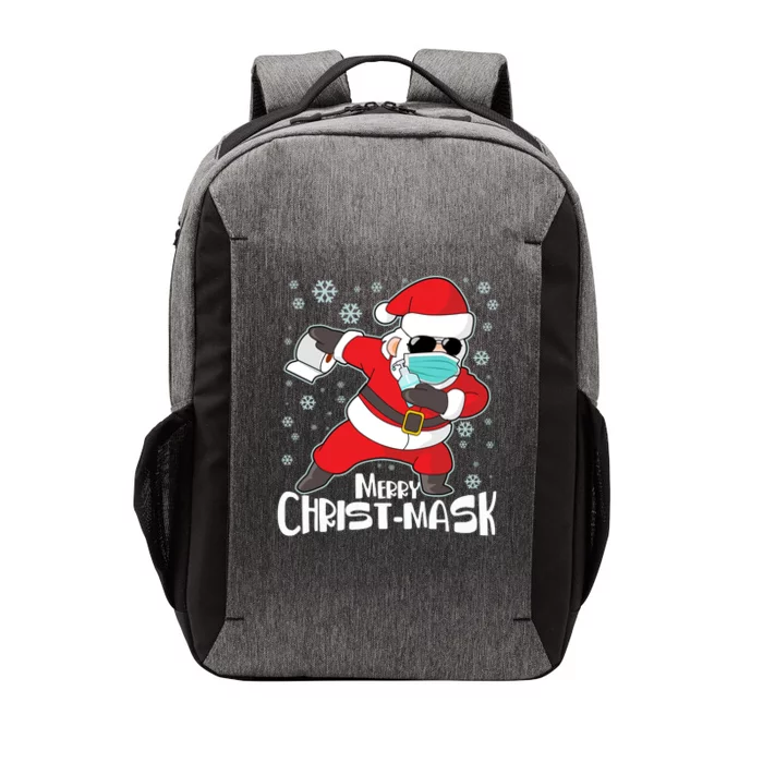 Merry Christ-Mask Dabbing Quarantine Santa Claus Vector Backpack