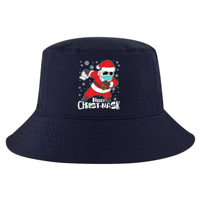 Merry Christ-Mask Dabbing Quarantine Santa Claus Cool Comfort Performance Bucket Hat