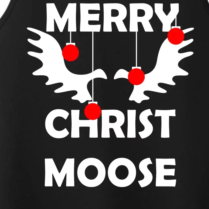 Merry Christ-Moose Performance Tank