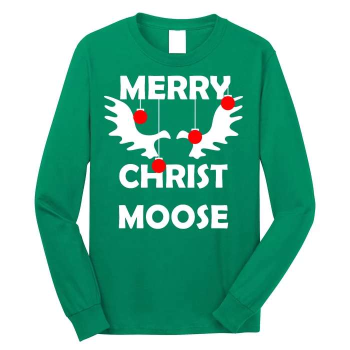 Merry Christ-Moose Long Sleeve Shirt