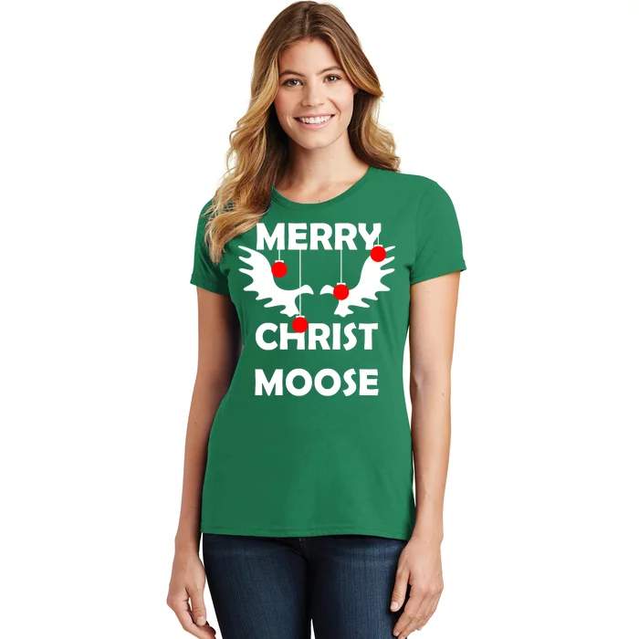 Merry Christ-Moose Women's T-Shirt