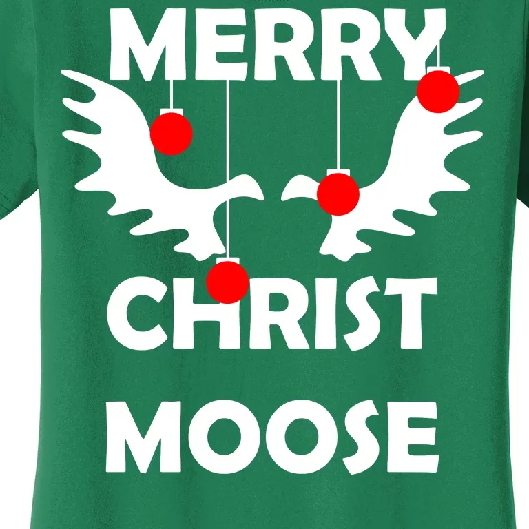 Merry Christ-Moose Women's T-Shirt