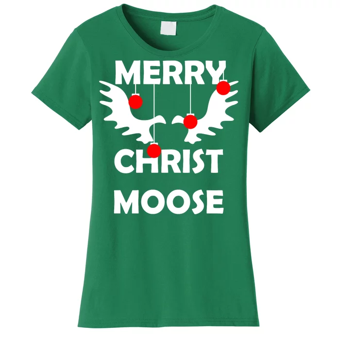 Merry Christ-Moose Women's T-Shirt