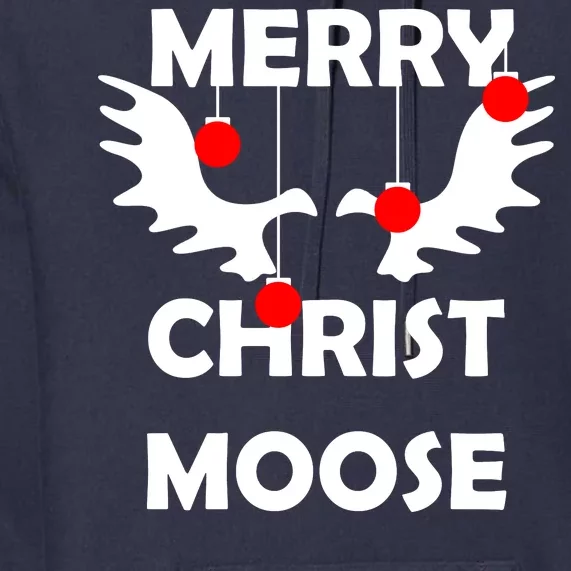 Merry Christ-Moose Premium Hoodie