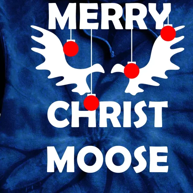 Merry Christ-Moose Tie Dye Hoodie