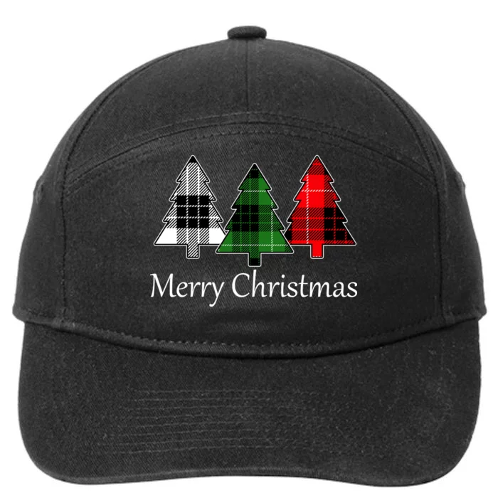 Merry Christmas 7-Panel Snapback Hat