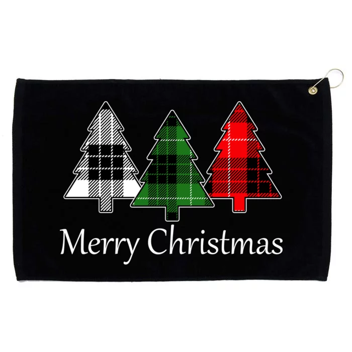 Merry Christmas Grommeted Golf Towel