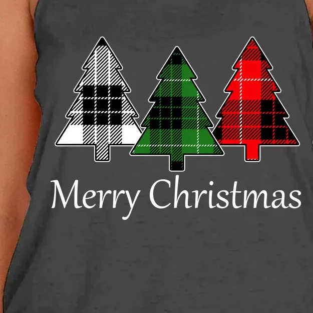 Merry Christmas Women's Knotted Racerback Tank