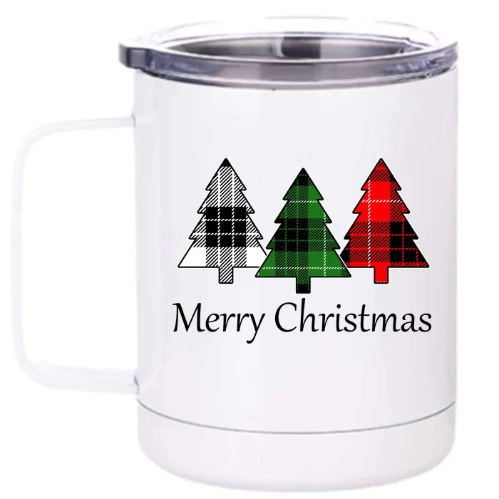 Merry Christmas Front & Back 12oz Stainless Steel Tumbler Cup