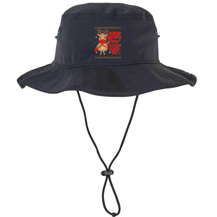 Merry Christmas And Stay Away From Me Reindeer Legacy Cool Fit Booney Bucket Hat