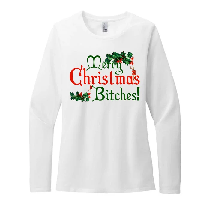 Merry Christmas Bitches! Womens CVC Long Sleeve Shirt