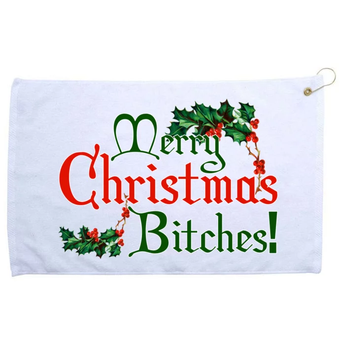 Merry Christmas Bitches! Grommeted Golf Towel