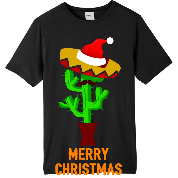 Merry Christmas Cactus ChromaSoft Performance T-Shirt