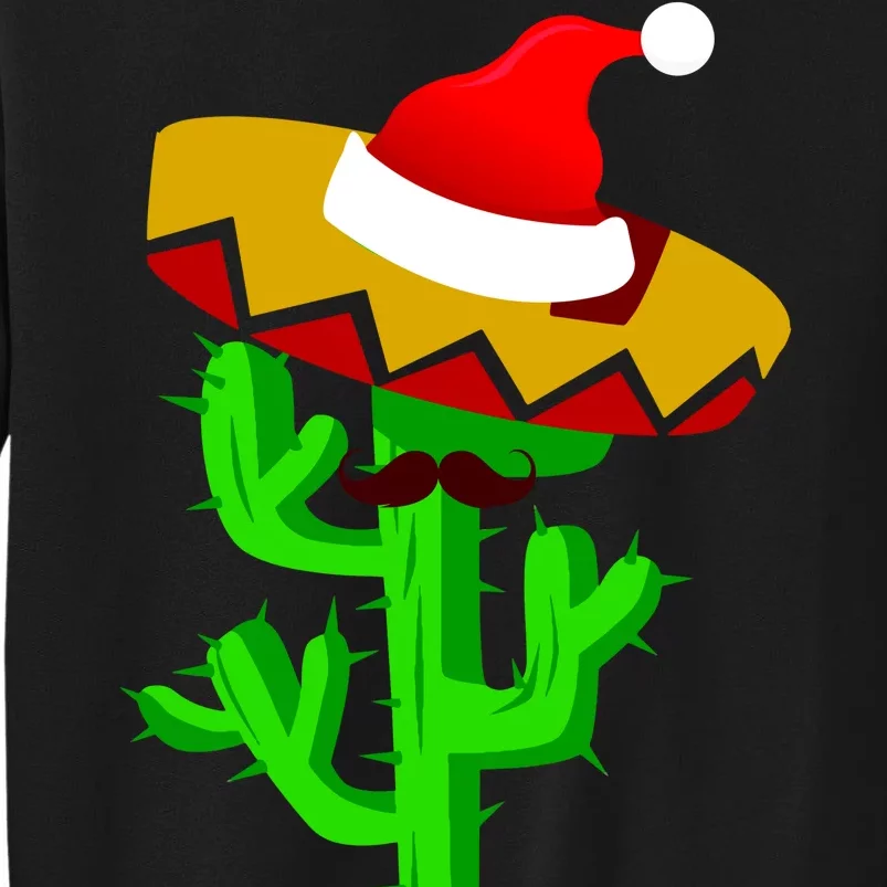 Merry Christmas Cactus Tall Sweatshirt