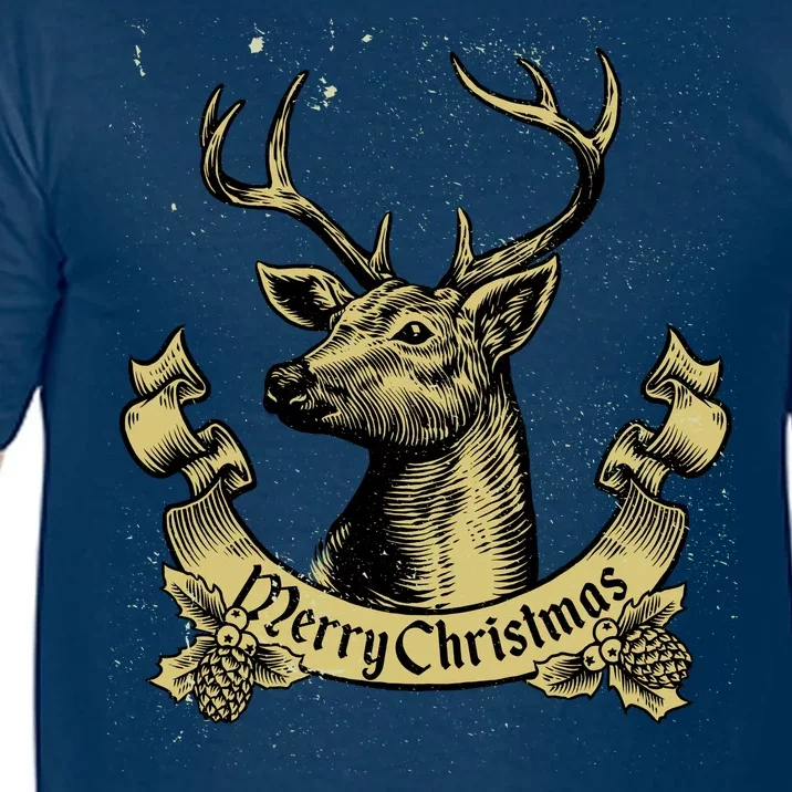 Merry Christmas Deer Comfort Colors T-Shirt