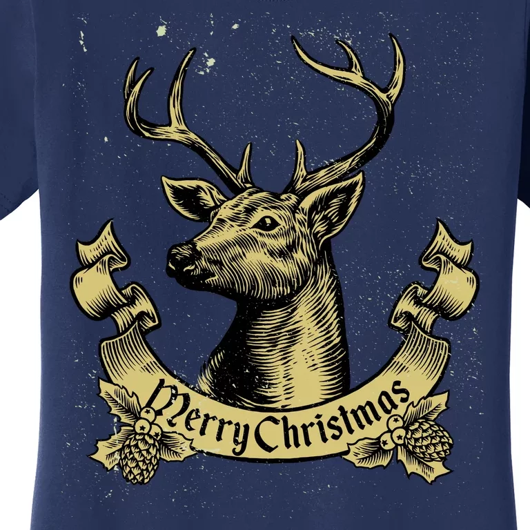 Merry Christmas Deer Women's T-Shirt