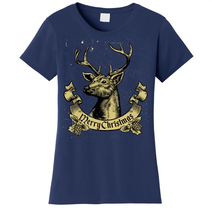 Merry Christmas Deer Women's T-Shirt