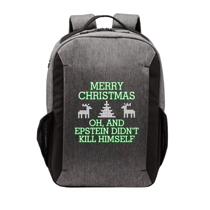 Merry Christmas Epstein Didn't Kill Himself Vector Backpack