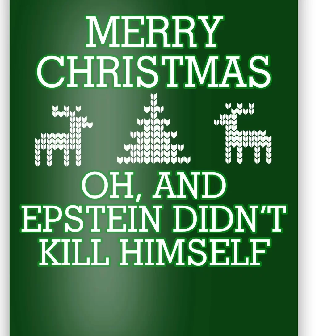 Merry Christmas Epstein Didn't Kill Himself Poster