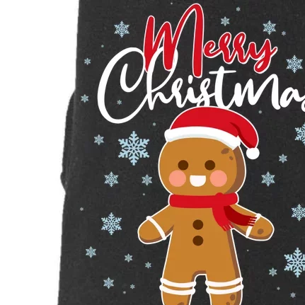 Merry Christmas Gingerbread Doggie 3-End Fleece Hoodie