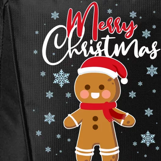 Merry Christmas Gingerbread City Backpack