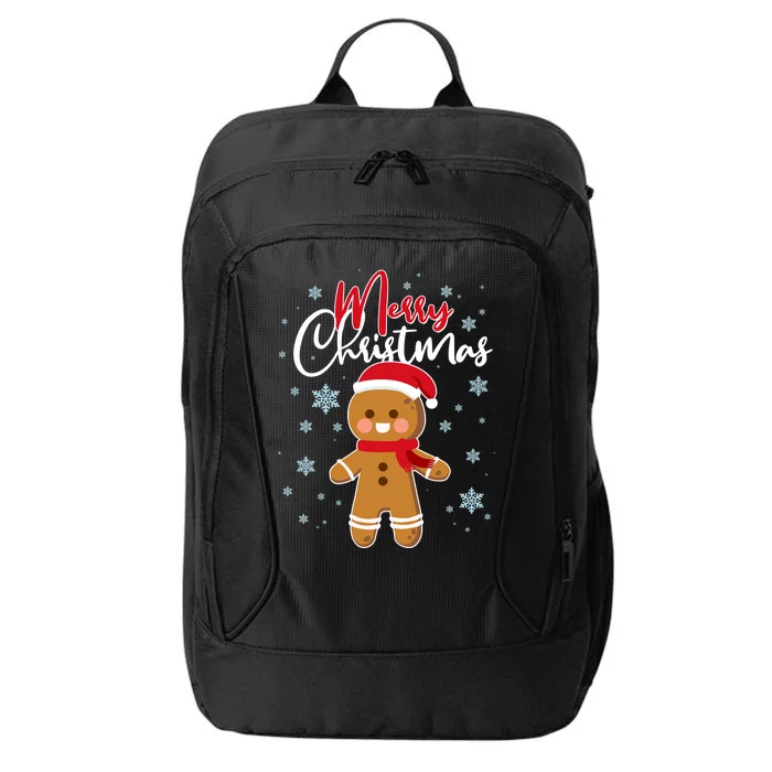 Merry Christmas Gingerbread City Backpack