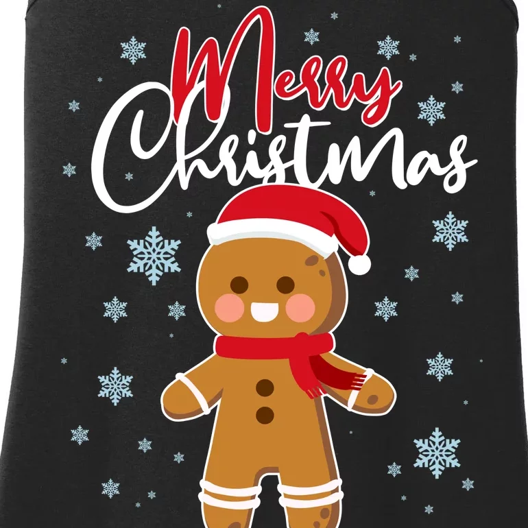 Merry Christmas Gingerbread Ladies Essential Tank