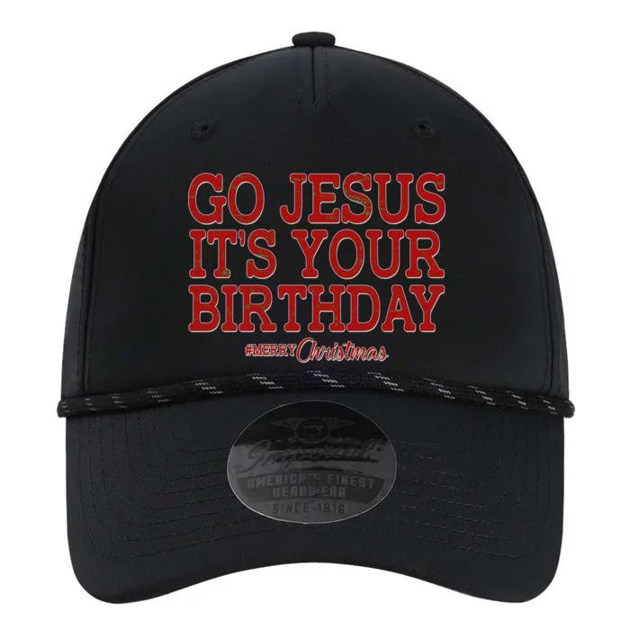 Merry Christmas Go Jesus It's Your Birthday Performance The Dyno Cap