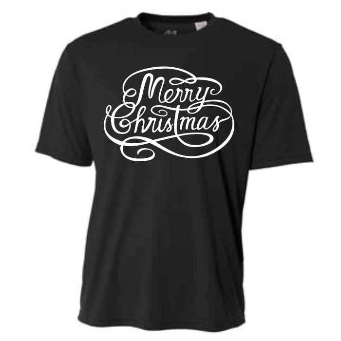 Merry Christmas Holiday Cooling Performance Crew T-Shirt