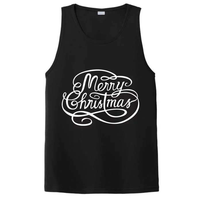 Merry Christmas Holiday Performance Tank