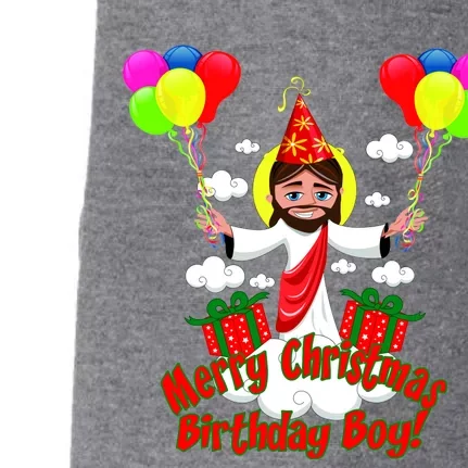 Merry Christmas Jesus Birthday Boy Doggie 3-End Fleece Hoodie