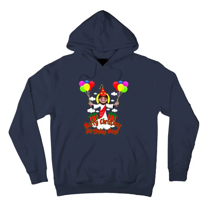 Merry Christmas Jesus Birthday Boy Tall Hoodie