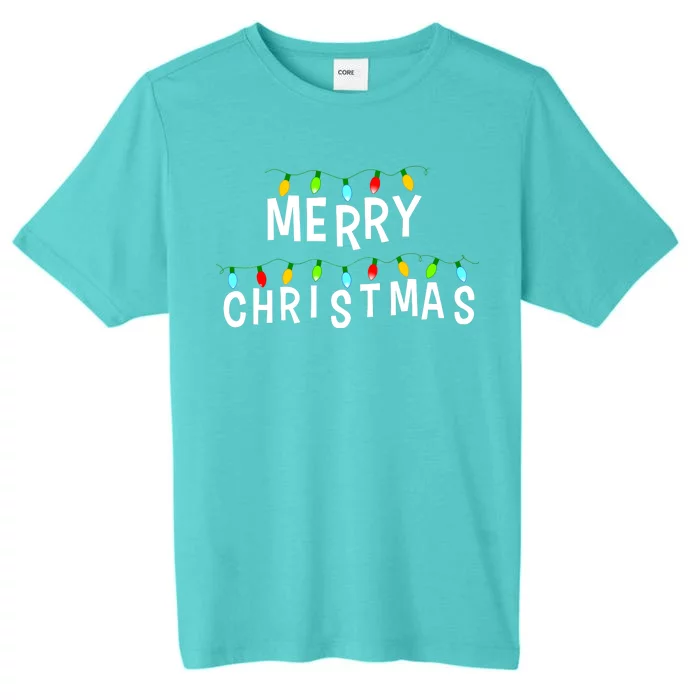 Merry Christmas Lights ChromaSoft Performance T-Shirt