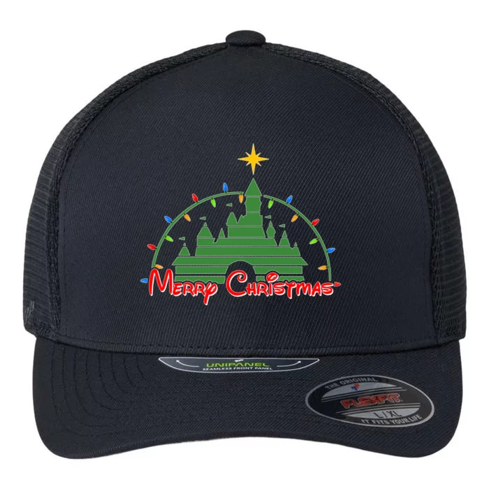 Merry Christmas Magical Flexfit Unipanel Trucker Cap