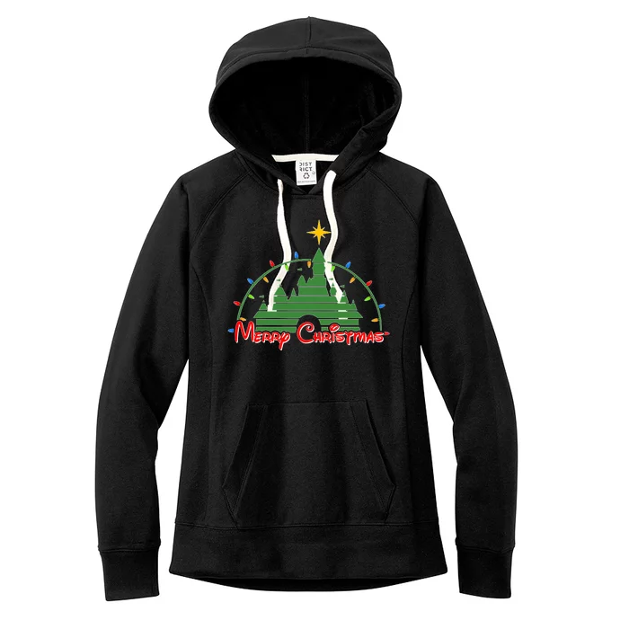 Merry Christmas Magical Women's Fleece Hoodie